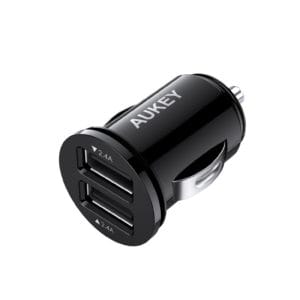 AUKEY CC-S1 Universal True AiPOWER 24W 4.8A Dual Port Car Charger