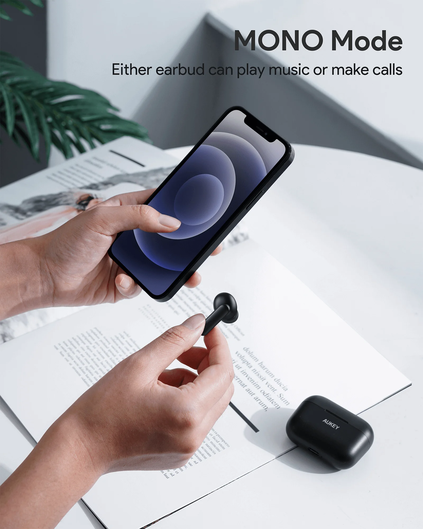 AUKEY EP-M1 True Wireless Earbuds TWS With BT 5.0 - Image 3