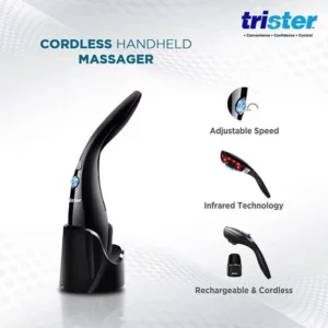 TRISTER CORDLESS HANDHELD INFRARED MASSAGER