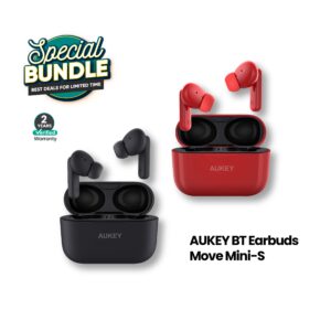 AUKEY MEGA BUNDLE BT EARBUDS MOVE MINI-S