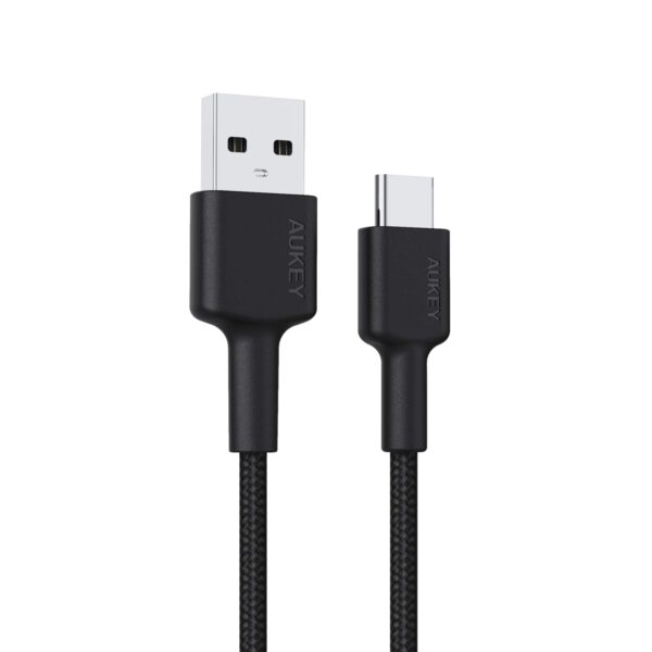 AUKEY CB-CD30 Braided Nylone USB 2.0 to USB C Cable (0.9m) - الصورة 2