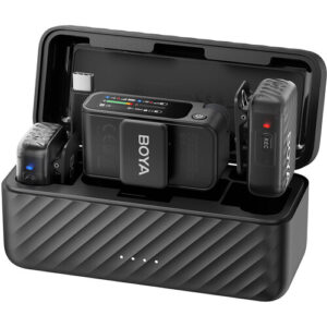 BOYAMIC 2 AI-Powered 2-Person Wireless Microphone System for Cameras and Mobile Devices