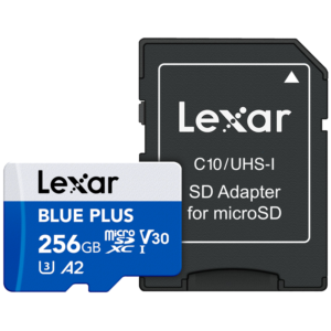 Lexar High-Performance BLUE PLUS microSDXC™ UHS-I (256GB)