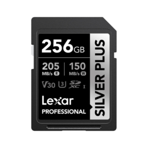 Lexar 256GB Professional SILVER PLUS UHS-I SDXC Memory Card