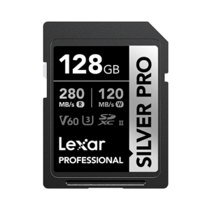 Lexar 128GB Professional SILVER PRO SDXC™ UHS-II Card Memory Card