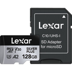 Lexar Professional SILVER PLUS microSDXC UHS-I cards - 128GB