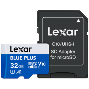 Lexar High-Performance BLUE PLUS microSDXC™ UHSI- 32GB