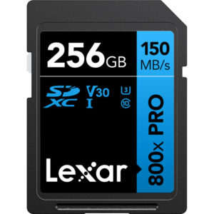 Lexar 256GB 800x PRO SDHC